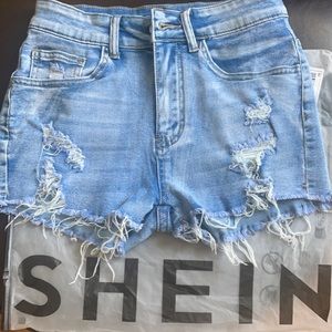 XS Jean shorts from SHEIN